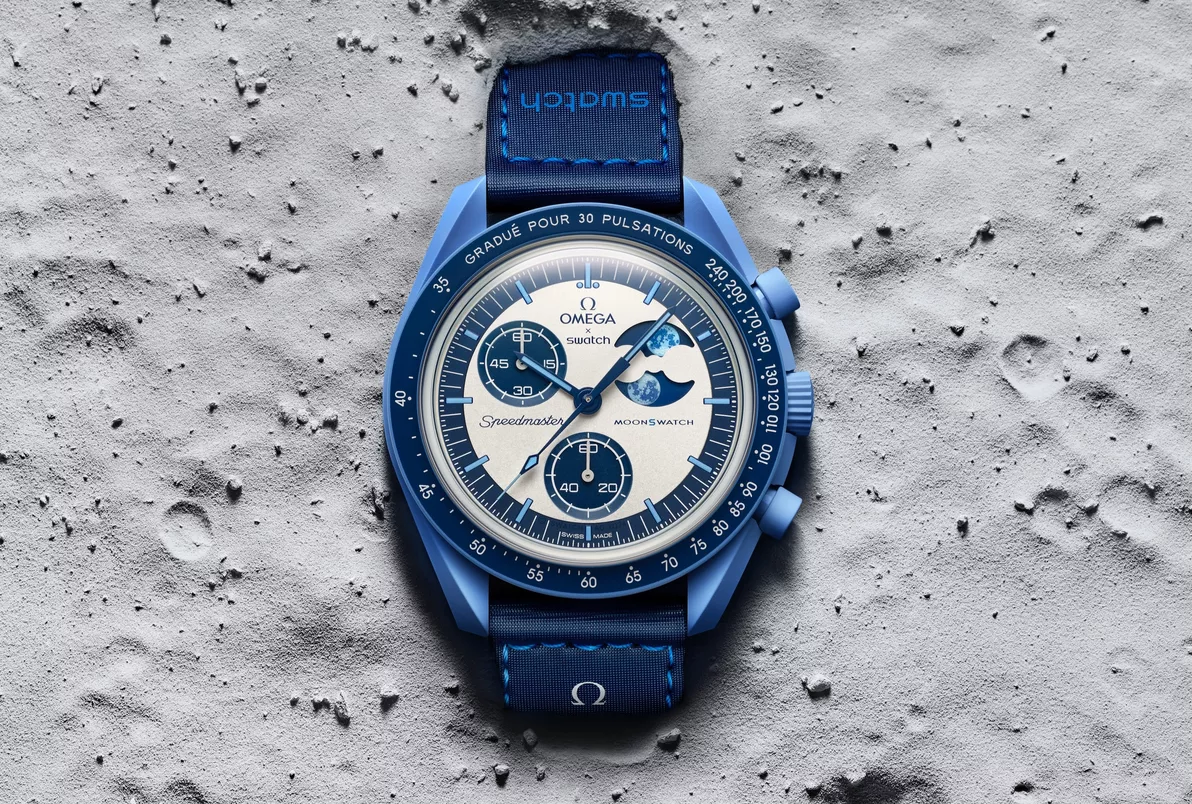 Bioceramic MoonSwatch Mission to the super blue moonphase. Swatch