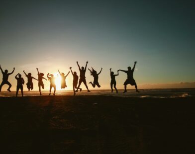 un groupe d'amis