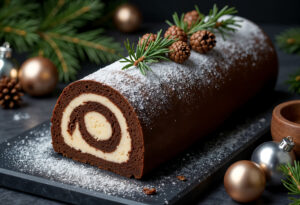 buche au chocolat 