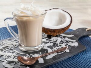 café au lait de coco