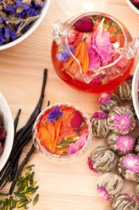 infusions des fleurs 